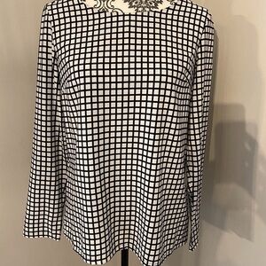 Merona check blouse